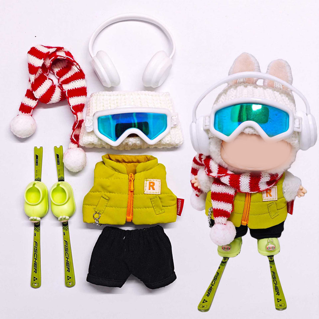 17cm dolls Winter ski goggles set doll clothes