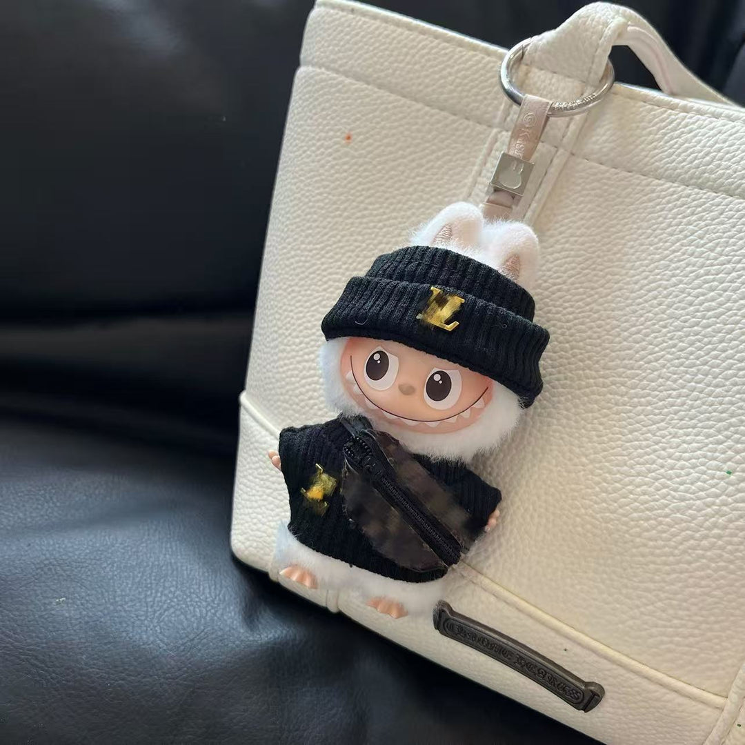 Handmade 10cm dolls designer clothing mini doll clothes