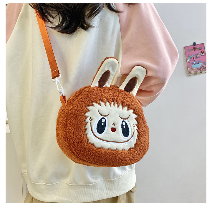 Labubu Cartoon Plush shoulder crossbody Bag