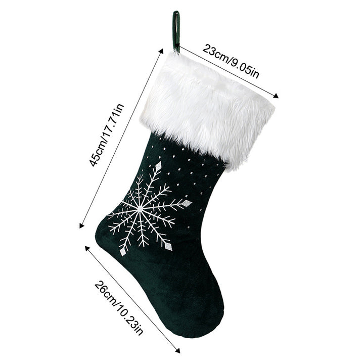 2026 Embroidered Christmas Stocking Knitted Family Stocking with Name
