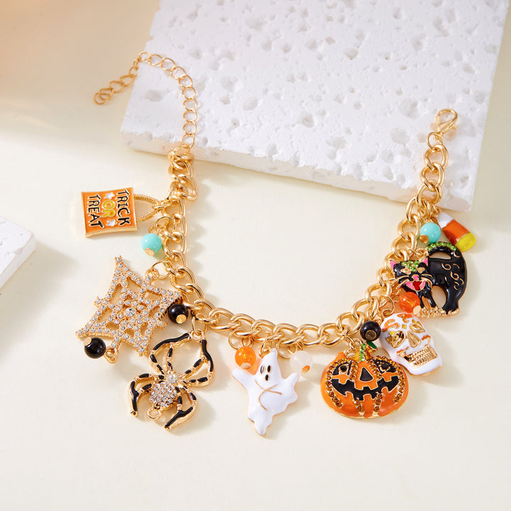 Halloween Alloy Pendant Bracelet halloween gifts