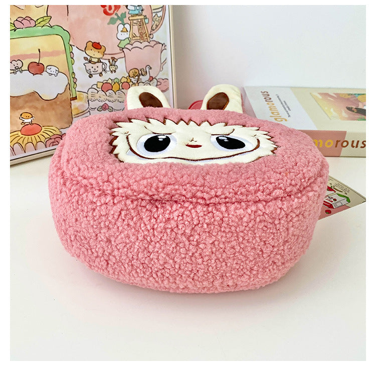 Labubu Cartoon Plush shoulder crossbody Bag