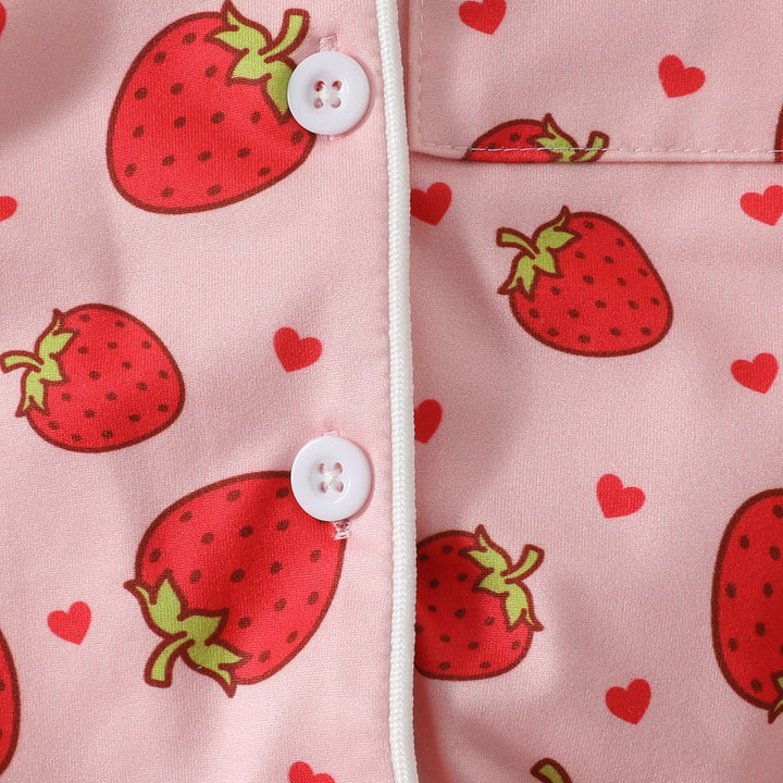 Baby bow printed Pajamas Romper