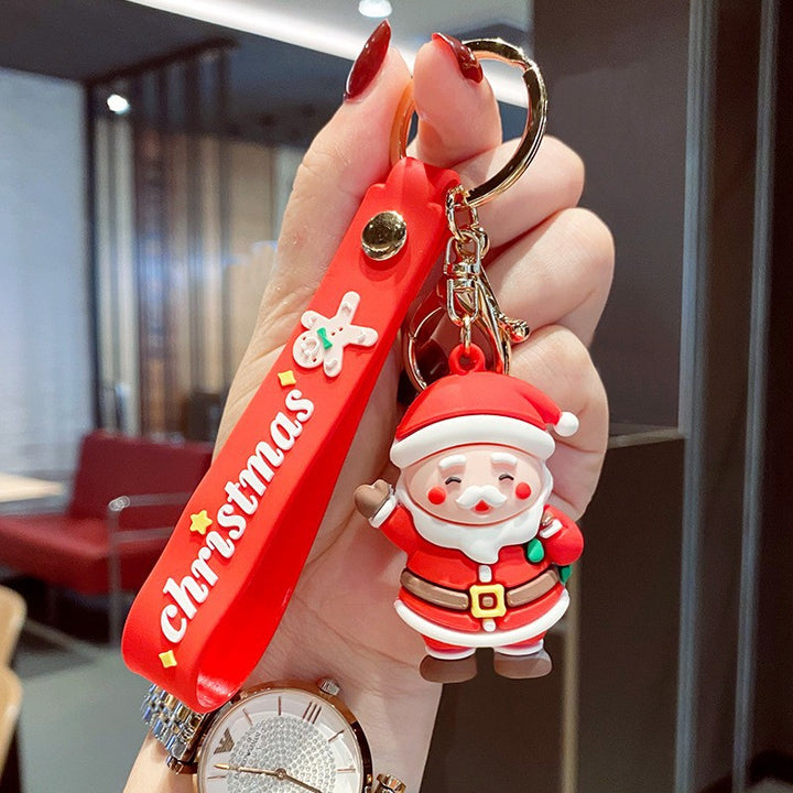Christmas cute keychain pendant xmas gift