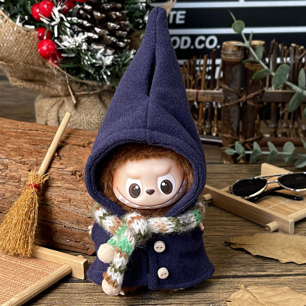 10cm dolls cloak suit mini doll clothes