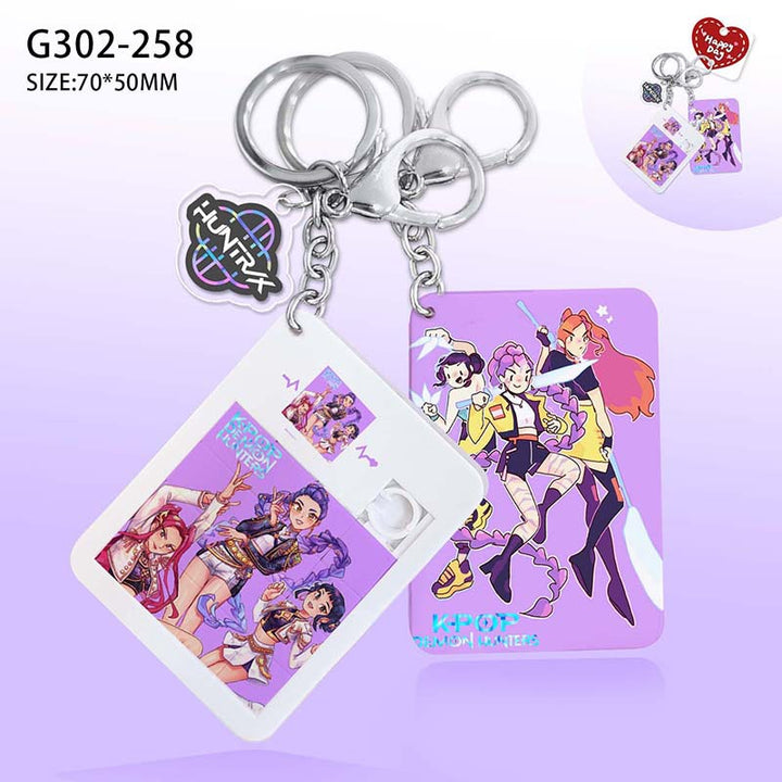 KPop Demon Hunters HUNTR/X Slide Puzzle keychain