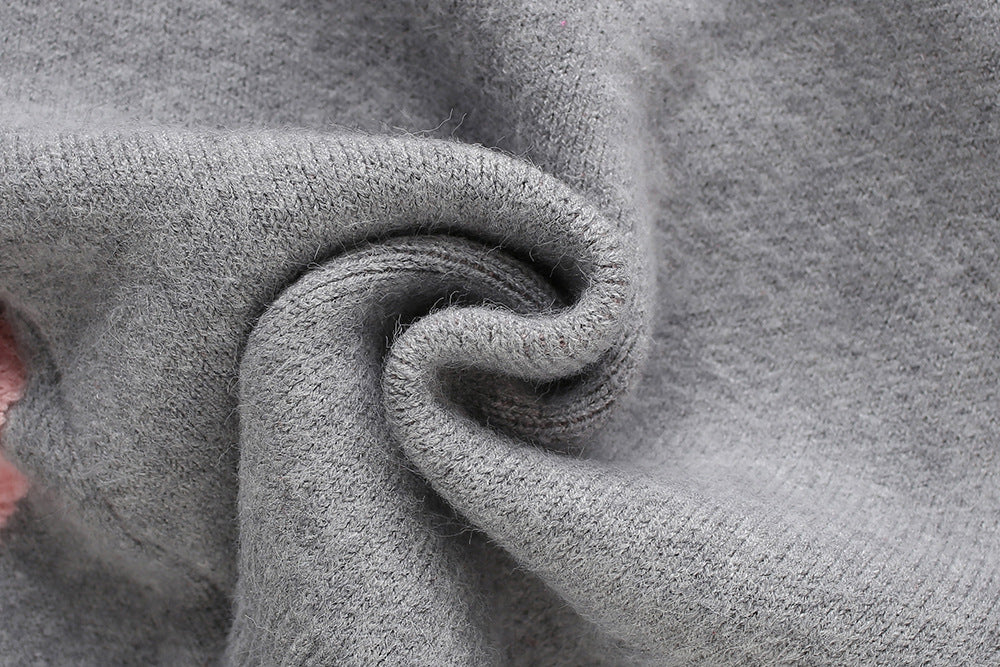 Valentine’s love heart cardigan sweater&tutu skirt 2pcs set