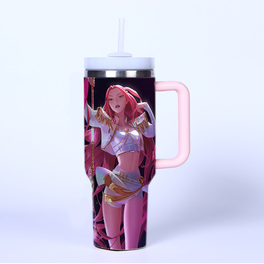 KDH K-pop inspired Stainless steel thermos Cups travel Tumblers-40oz