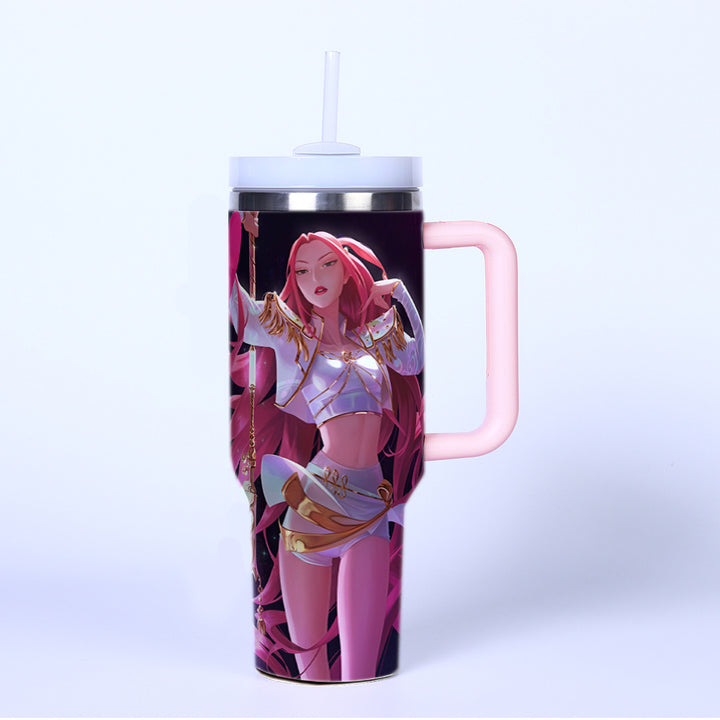 KDH K-pop inspired Stainless steel thermos Cups travel Tumblers-40oz