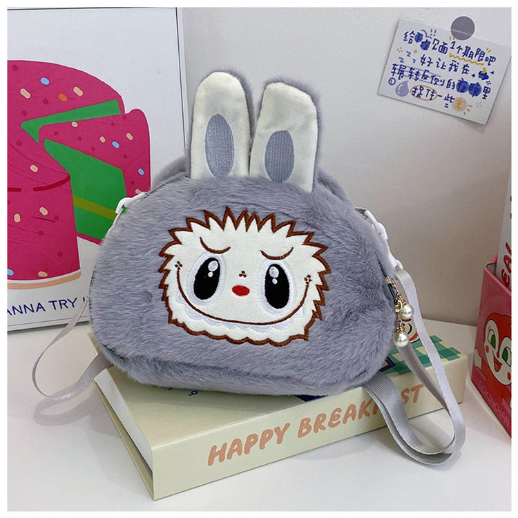 Labubu Cartoon Plush shoulder crossbody Bag