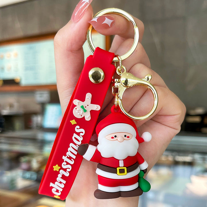 Christmas cute keychain pendant xmas gift