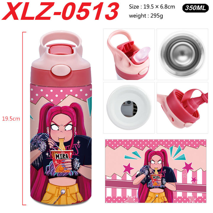 KDH K-pop inspired Stainless steel thermos Cups students Tumblers-350ml