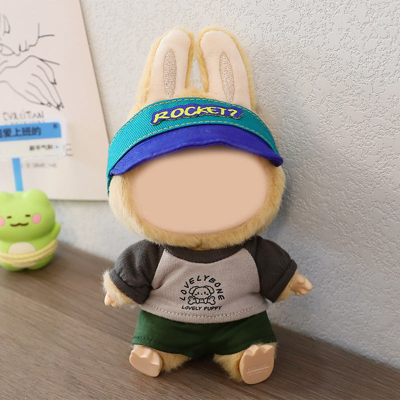 Labubu Sportswear T-shirt&Shorts Set dolls clothes