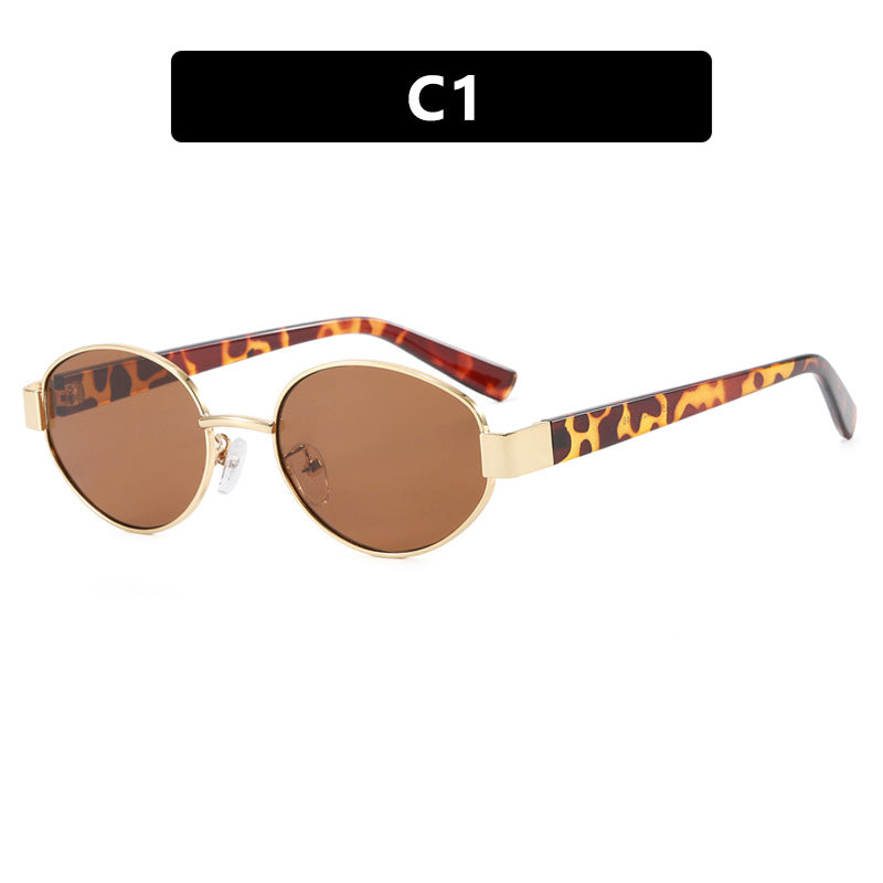 Retro Oval Sunglasses for Women