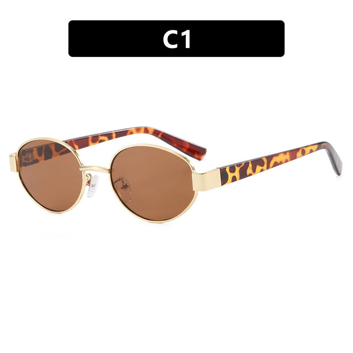 Retro Oval Sunglasses for Women