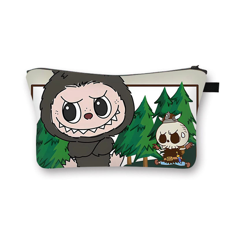 Labubu cosmetic bag portable toiletry bag