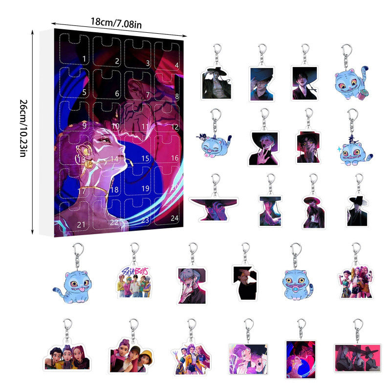 KPop Demon Hunters Acrylic keychain blind box