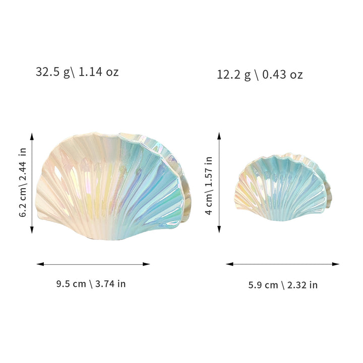 Gradient shell hair clip holiday style hair accessories