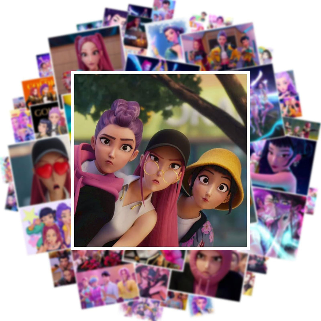 KDH K-pop inspired  Waterproof deco Stickers Pack of 50