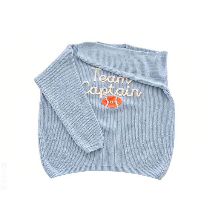 Hand Embroidered Personalized Knitted Sweater For Adults
