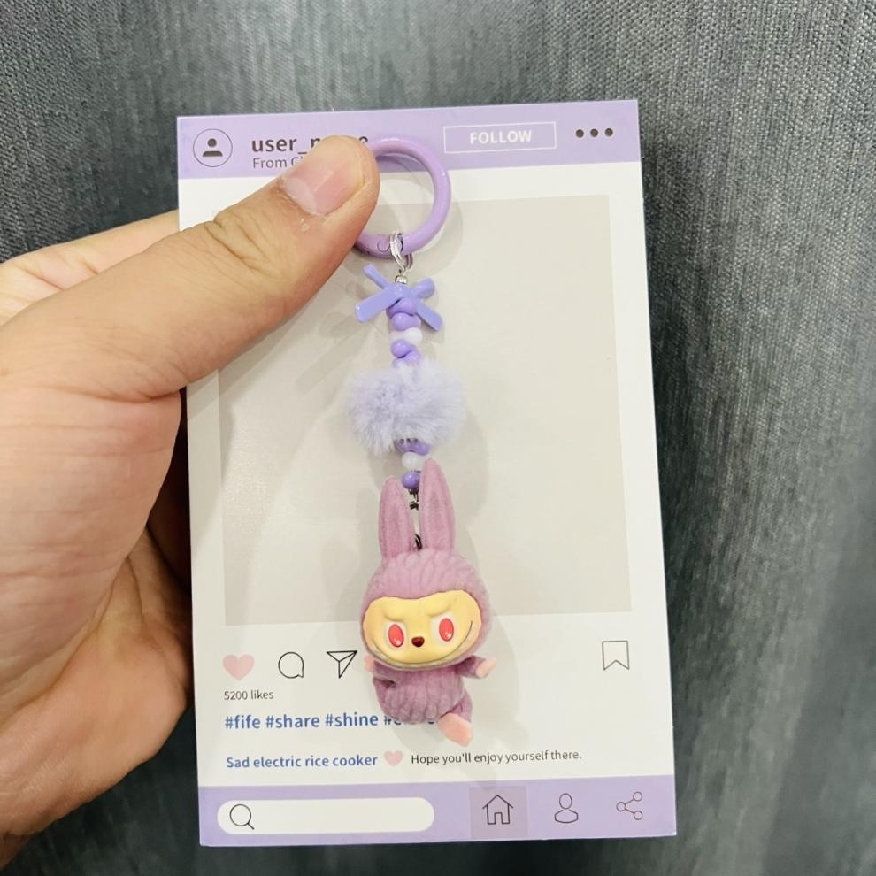 LABUBU Lazy Yoga Series Keychain Blind Box