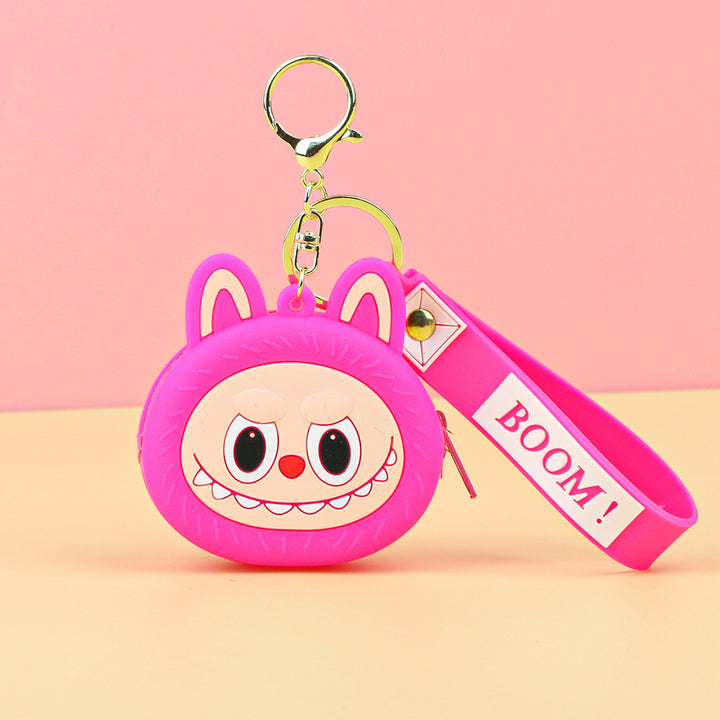 Labubu cute key chain coin purse labubu gift