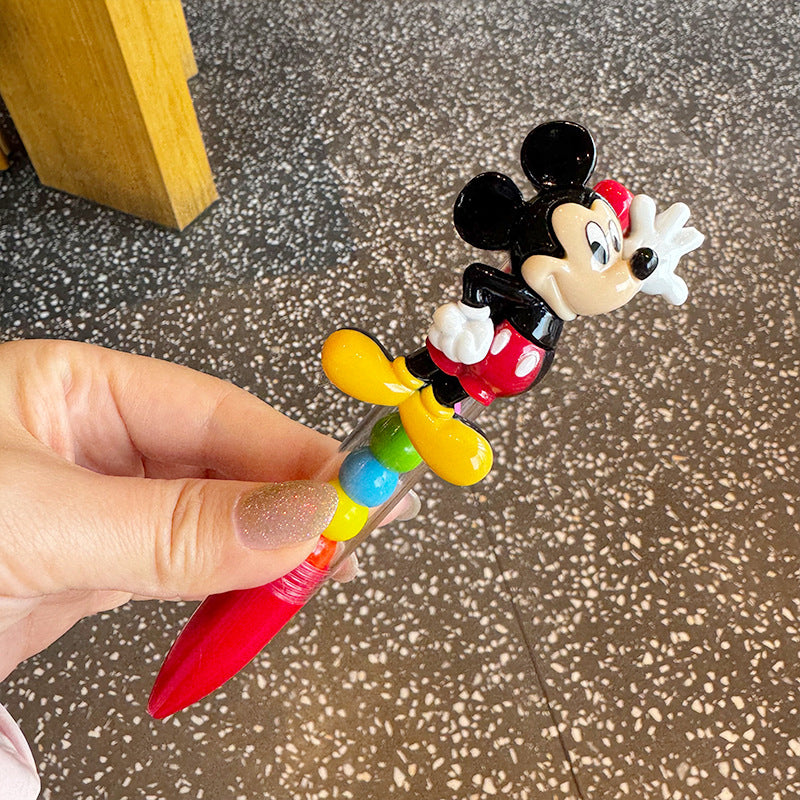 Creative Mickey ballpoint pen cute 3D Mickey patch pen