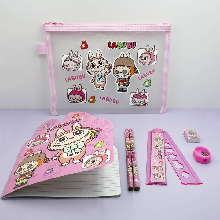 Cute monster inspired Student stationery set