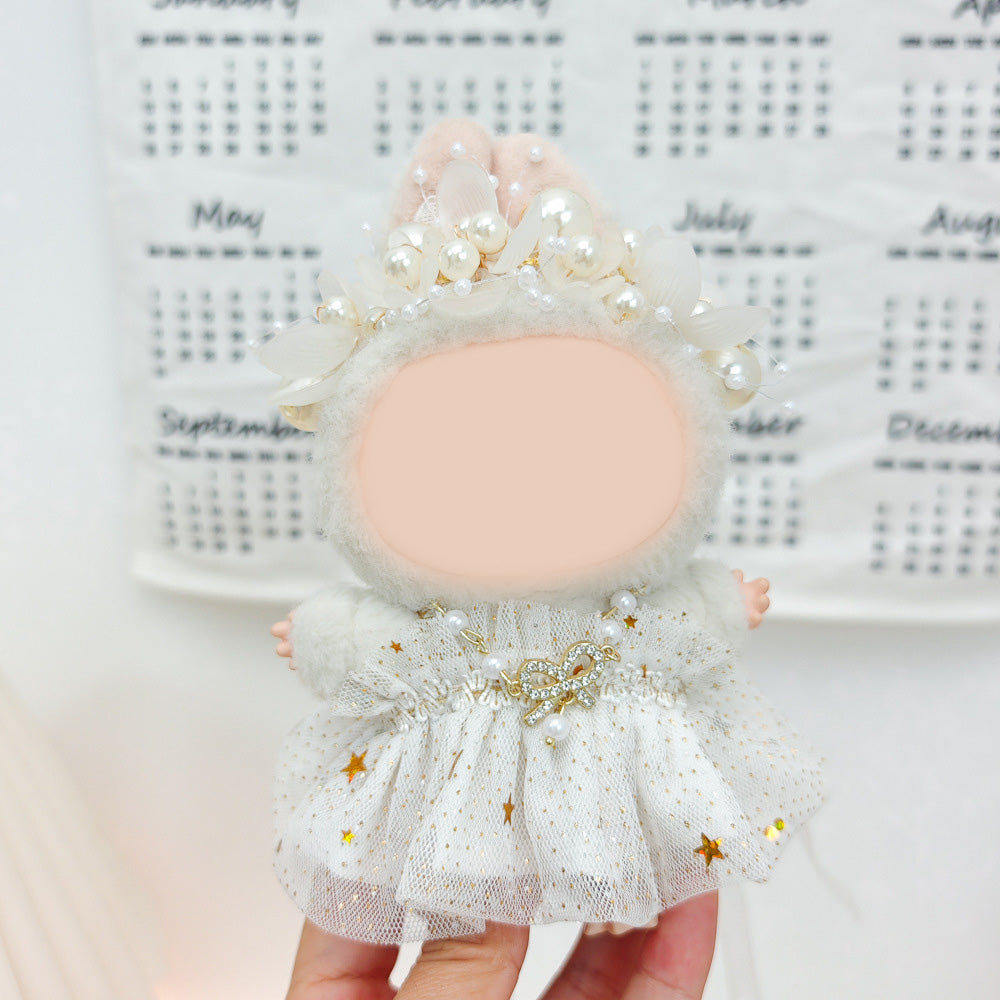 Labubu Glitter Sequin Star Skirt dolls clothes