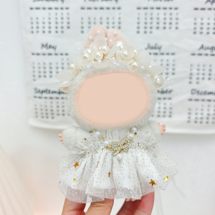 Labubu Glitter Sequin Star Skirt dolls clothes