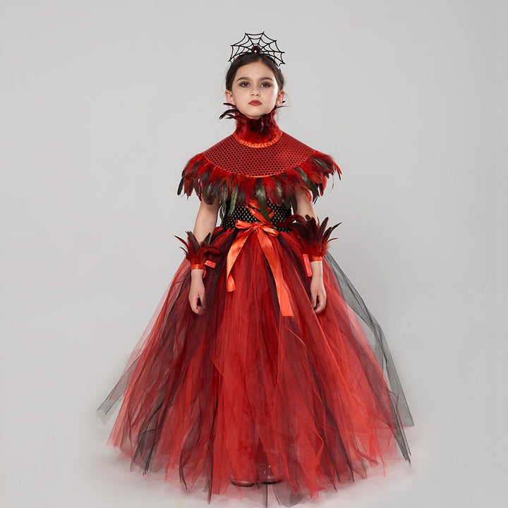 Halloween costume gothic demon queen vampire costume