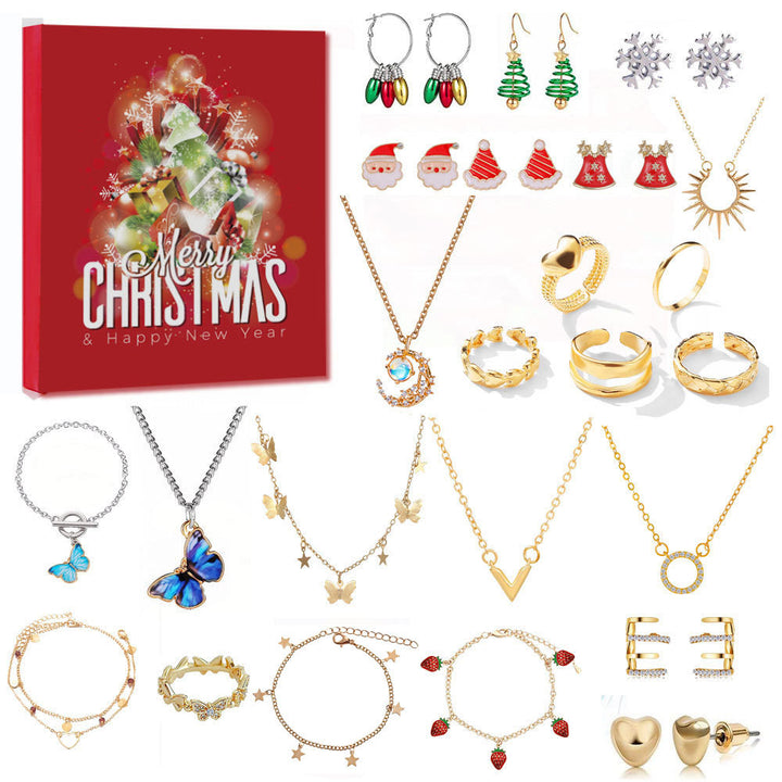 Christmas jewelry blind Box-Christmas advent Calendar Gift