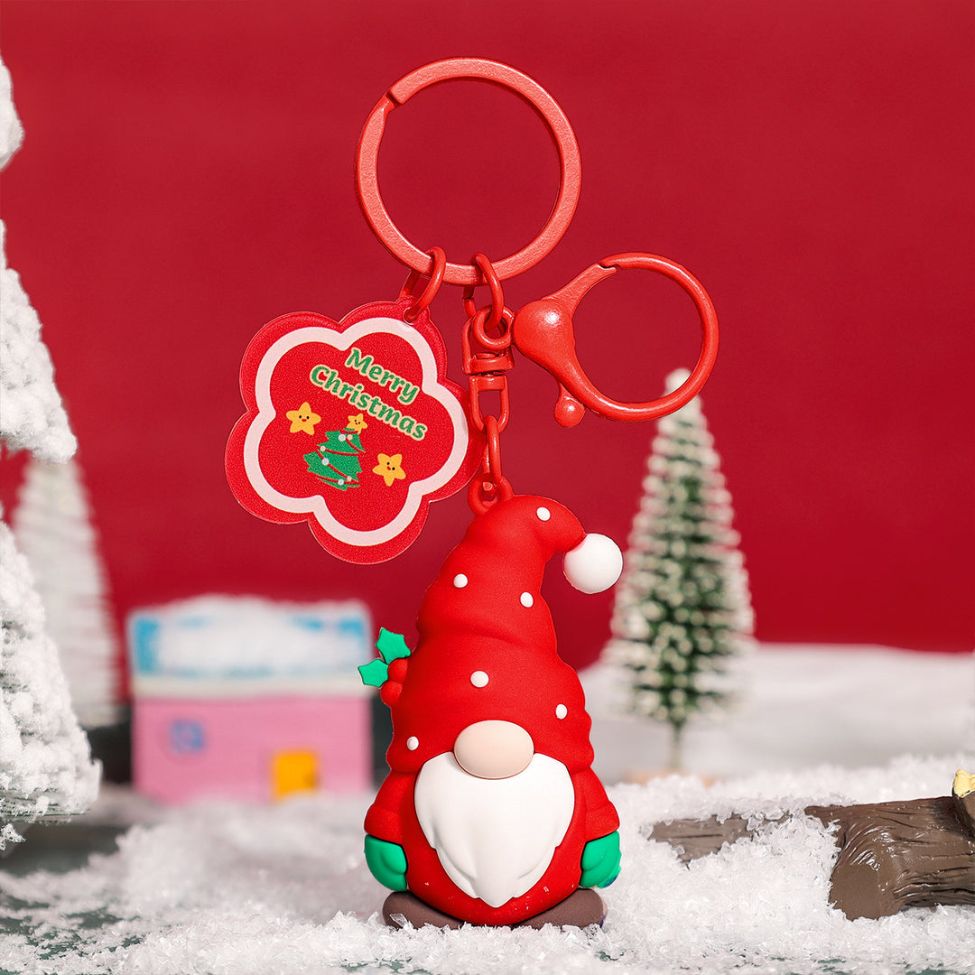 Christmas cute keychain pendant xmas gift