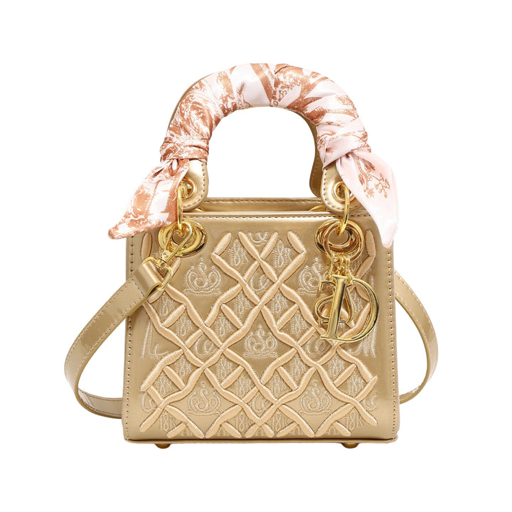 Luxury Lady embroidered handbag Diana bag