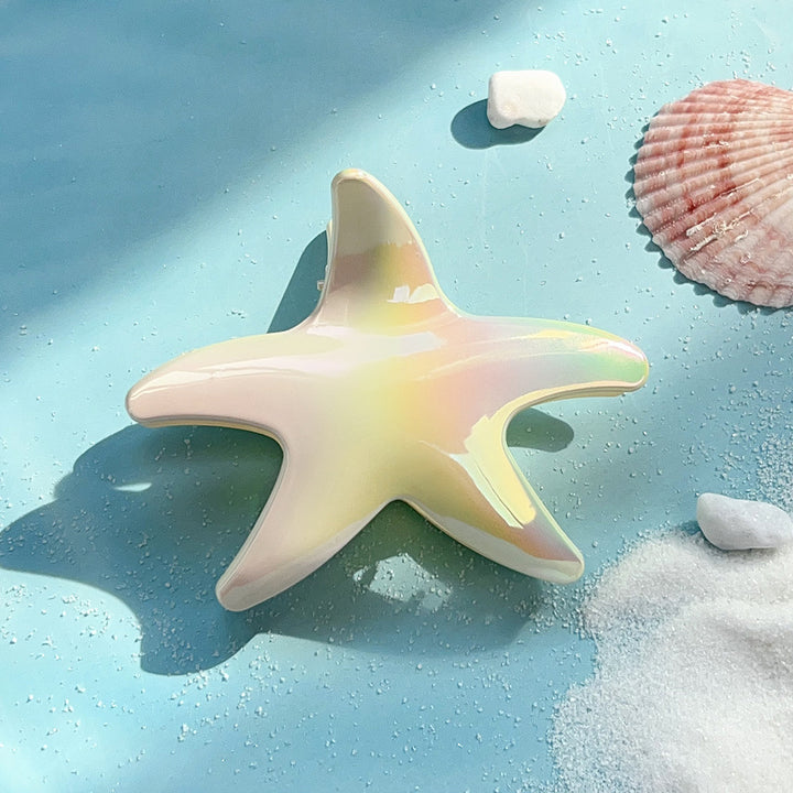 Gradient starfish hair clip beach seaside hair accessories
