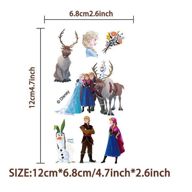 Waterproof Frozen Tattoo Stickers for Kids-10sheets