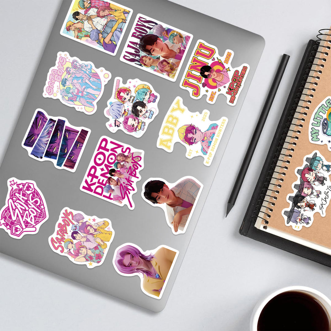 KDH K-pop inspired Waterproof Stickers Pack of 60