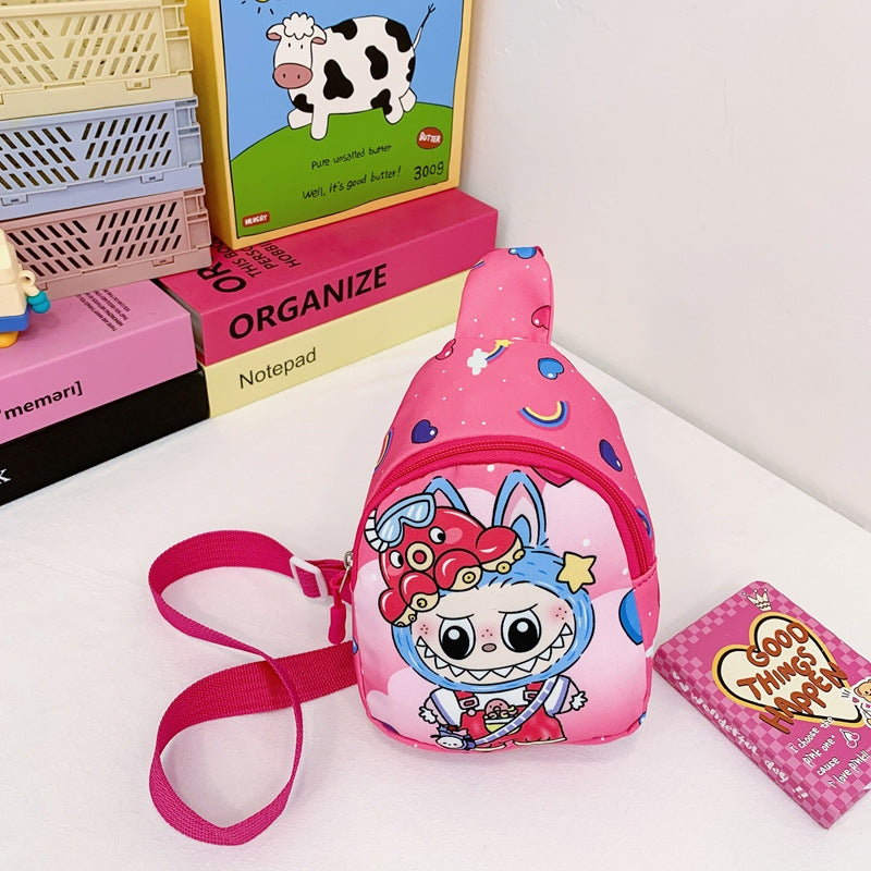Children's labubu Fanny bag cartoon Labubu crossbody bag coin purse