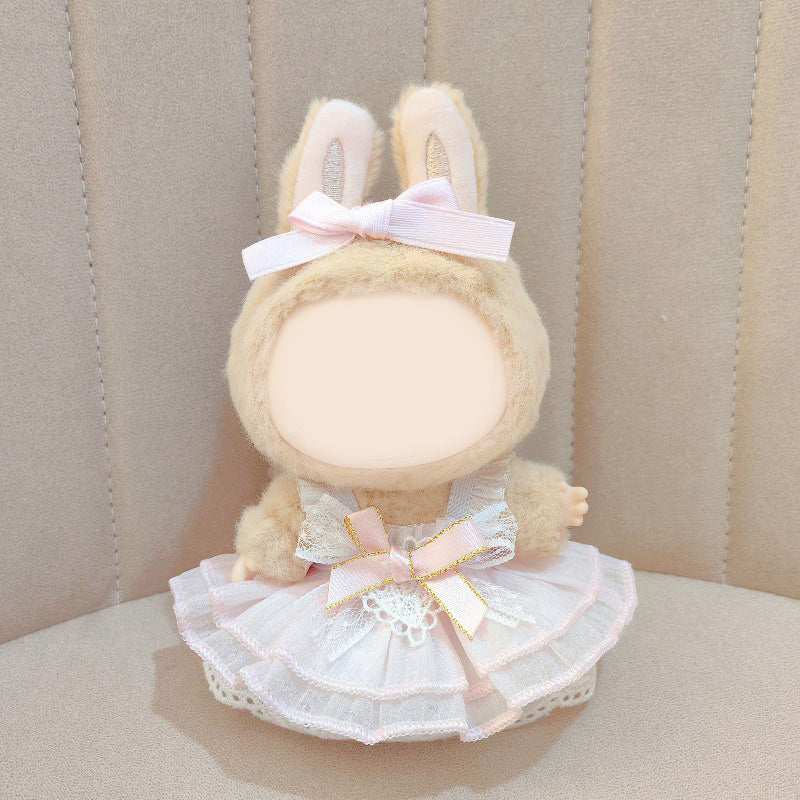 Dolls handmade clothes mini skirt dress for Labubu