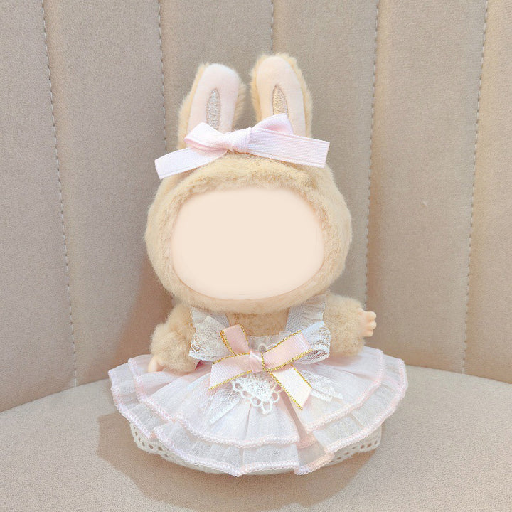 Dolls handmade clothes mini skirt dress for Labubu