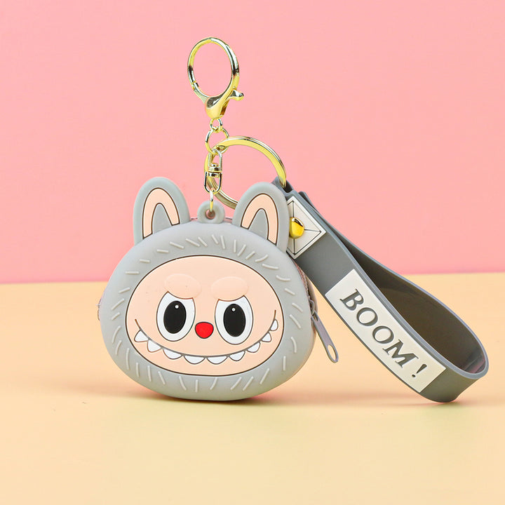 Labubu cute key chain coin purse labubu gift