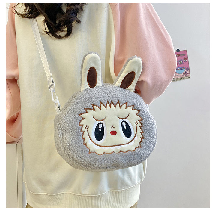 Labubu Cartoon Plush shoulder crossbody Bag