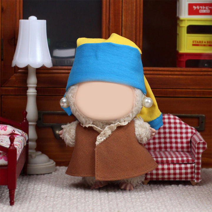 Girl with a Pearl Earring costume for labubu