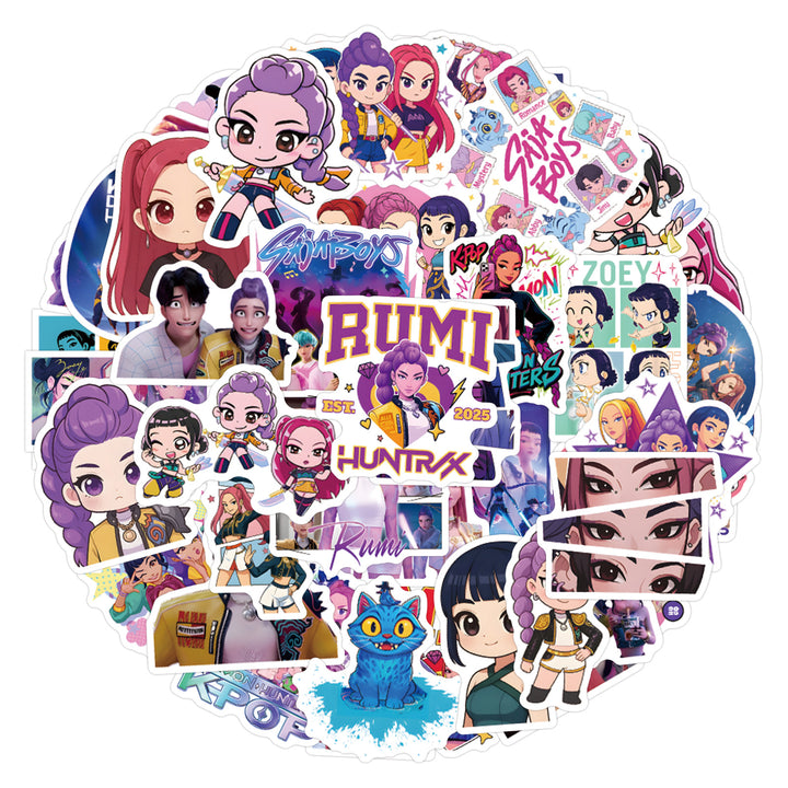 KPop Demon Hunters Waterproof Stickers Pack of 55