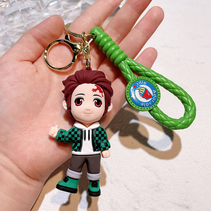 Demon Slayer: Kimetsu no Yaiba characters dress-up keychain
