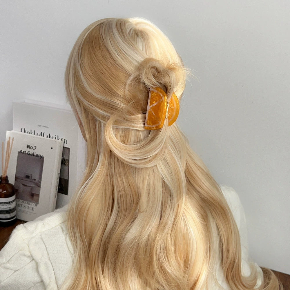 Summer fresh fruit acetate hair claw clips