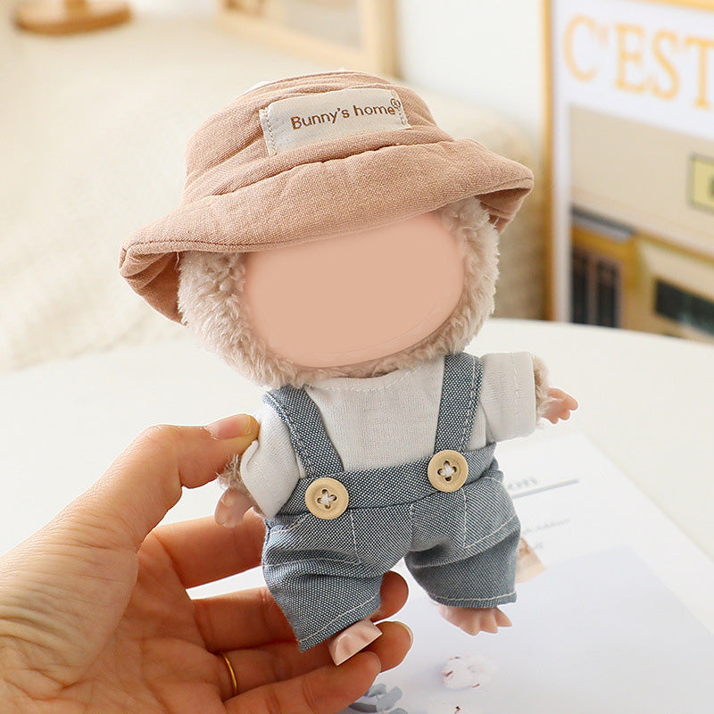 Labubu top&overalls set dolls clothes