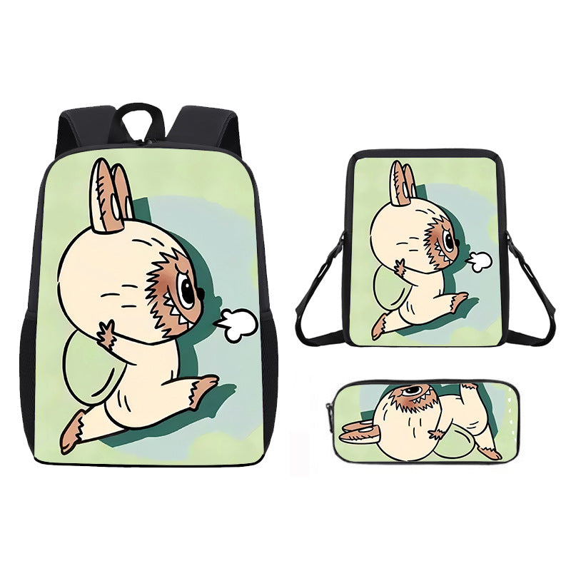 Labubu school bag 3PCS set backpack pencil case