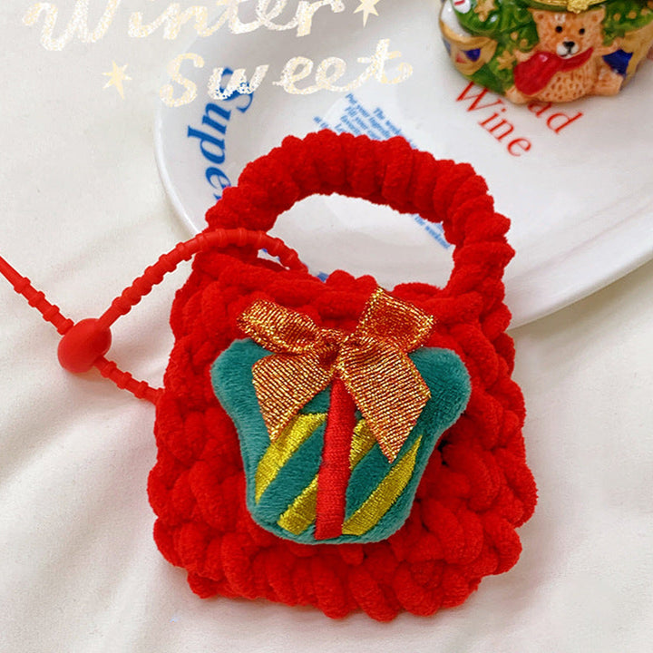 Christmas mini Coin Purse Storage Bag Pendant Gift