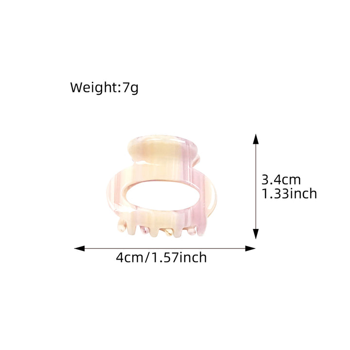 Mini Oval Shark hair claw clips